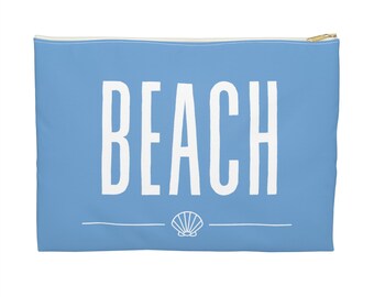 Bolsa para accesorios de playa en color azul claro