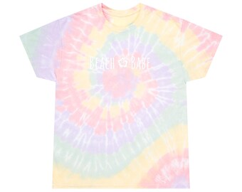 Camiseta teñida con estampado de playa de Babe