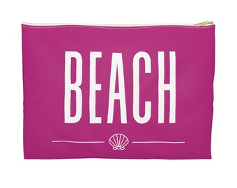 Bolsa para accesorios de playa en color magenta