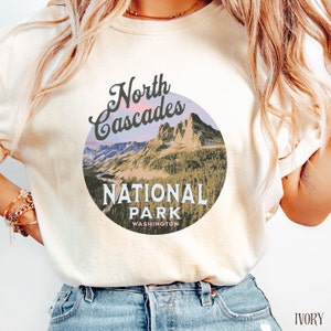 North Cascades National Park T-Shirt: Washington State Comfort Colors Tee