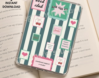 Book Club Era Kindle Case Insert, Digital Download, Kindle Case, Kindle Accessories, Kindle Insert, Kindle Accessories,  Kindle Paperwhite