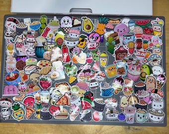 Kawaii Food Sticker Pack – Planner, Laptop, Journal Stickers