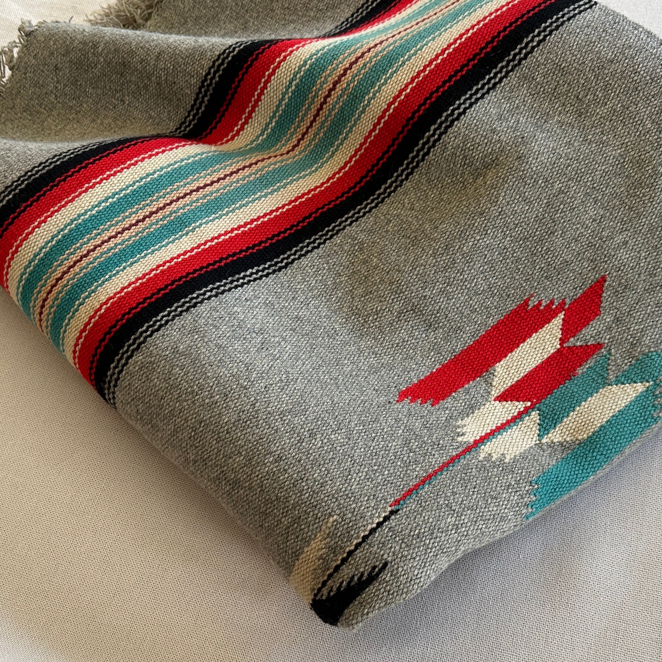 Vintage 1940's Chimayo Wool Blanket Hand Woven. Classic Etsy