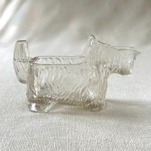 Vintage Scottie Dog glass Creamer, small and cute! Ships Safe! Ships Fast!