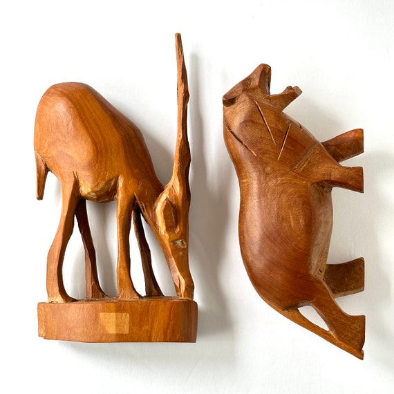 Esculturas de animales talladas en madera - Alta Calidad - Envío Rápido