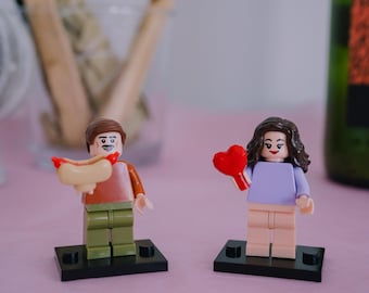 Custom Minifigure, Personalized Gift for Him, Funny Custom Gift, Custom Gifts for Couple, Anniversary, Birthday, Romantic Keepsake
