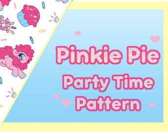 Pinkie Pie Party Pattern / Patterns / Digital