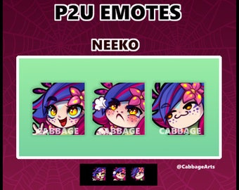 Neeko Twitch Emotes / Emote Twitch / Twitch Emote / Graphics for Stream / Streamer Graphics / LoL / League of Legends