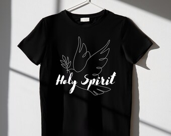 Holy Spirit Shirt, Religious Apparel, Faith Shirt, Christian Shirt, Gospel Shirt, Gospel Apparel