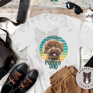 Poodle Dad Unisex Jersey Short Sleeve Tee, Graphic Tee for Him, Gift for Poodle Owner, Tshirt for Poodle Dad, Gift for Dog Lover, Poodle Tee