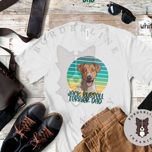 Jack Russell Terrier Dad Unisex Jersey Short Sleeve Tee, Graphic Tee For Him, Gift for Jack Russell Terrier Owner, Tshirt for Dog Lover