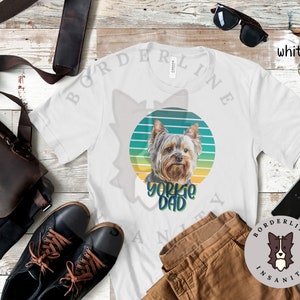 Yorkie Dad Unisex Jersey Short Sleeve Tee, Graphic Tee for Him, Gift for Yorkie Owner, T-Shirt for Yorkie Lover, Yorkshire Terrier Gift