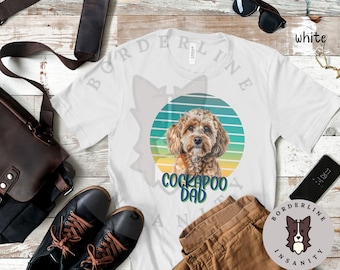 Cockapoo Dad Unisex Jersey Short Sleeve Tee, Graphic Tee for Him, Gift for Cockapoo Owner, T-Shirt for Cockapoo Lover, Cockapoo Owner Shirt