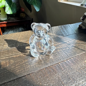Steuben Crystal Teddy Bear
