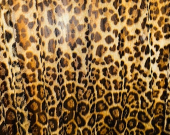 New Exotic Leopard design natural color print on great quality of nylon power mesh 4-way stretch 58/60”