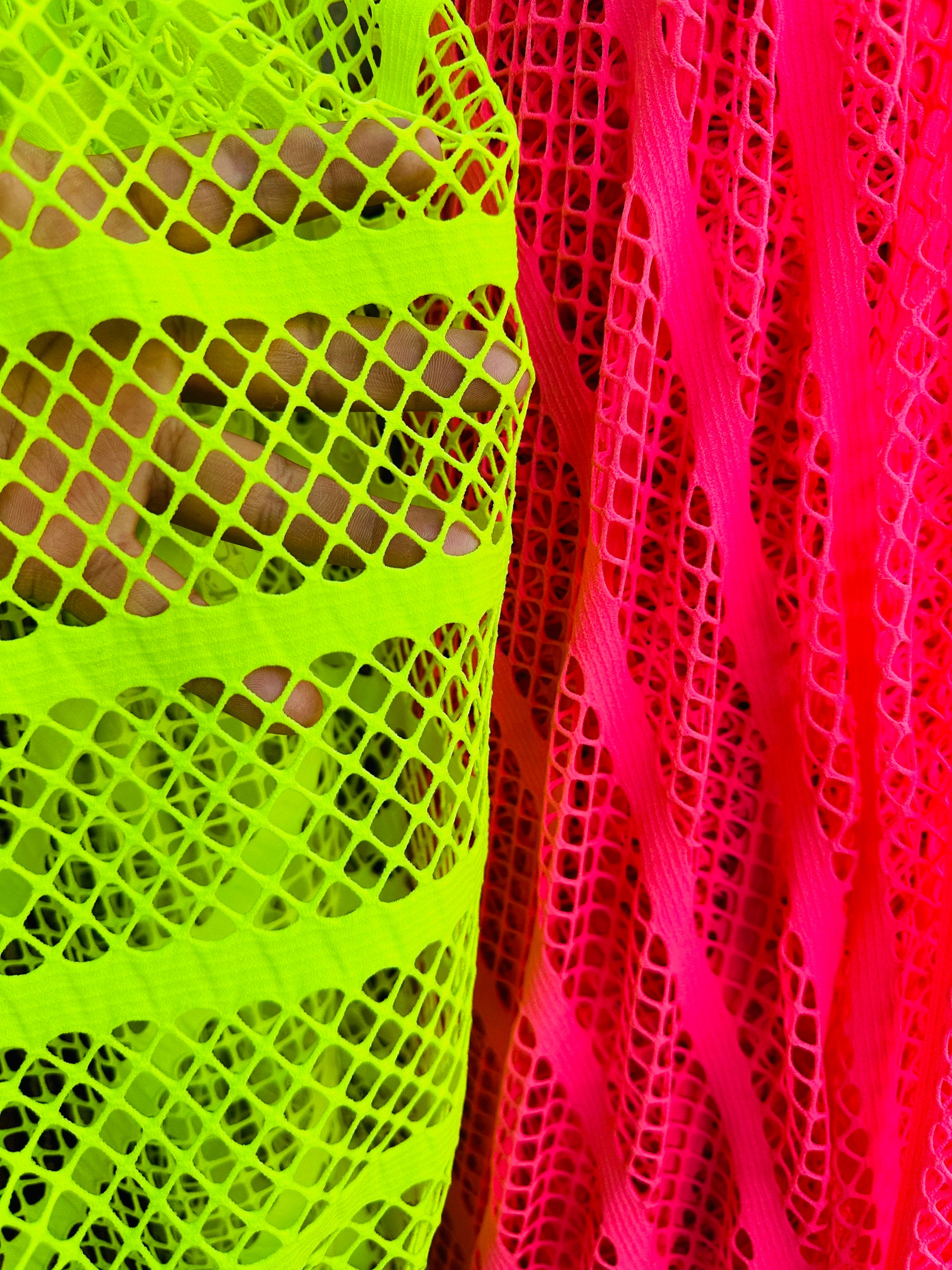 Geometric Fish Net New Fishnet Geometric Design Great Quality of Nylon Spandex 4-way ...