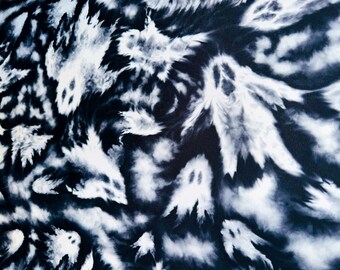 Halloween Ghost design print on best quality of nylon spandex 4-way stretch 58/60” Sold by the YD. Ships worldwide from L.A