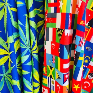 Various designs print on best quality of nylon spandex 4-way stretch 58/60” High quality fabrics by EthanLASpandex
