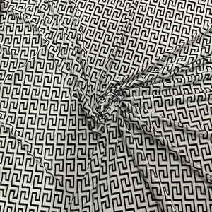 Brand fashion design white/black print on great quality of nylon spandex power mesh 4-way stretch 58/60”