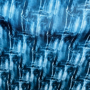 Luxury Jeans Patch design print on nylon jumbo spandex 4-way stretch 58/60” Sold by the YD.