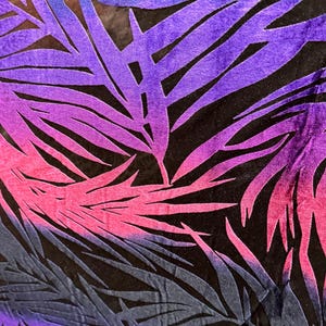 Italy Silky Burnout velvet Leaves design high quality spandex burnout 4-way stretch 58/60” Soldy by the YD. Ships worldwide from Los Angeles
