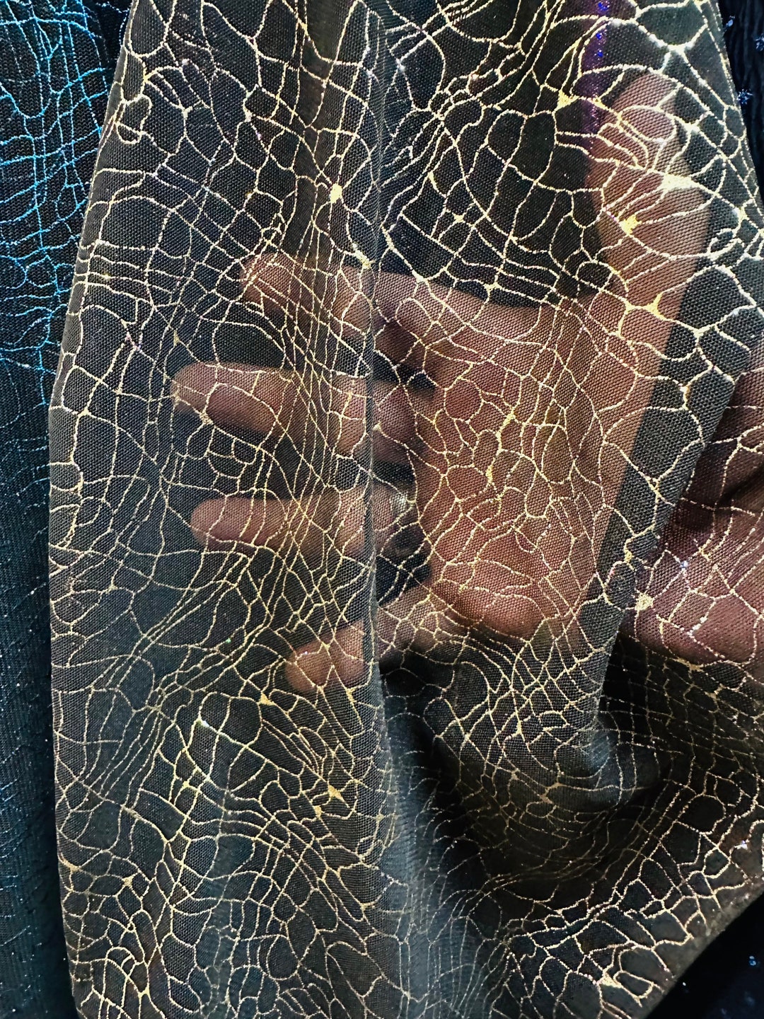 Spiderweb Design Metallic Mesh 4-way Stretch 58/60” Sold by the YD. - Etsy