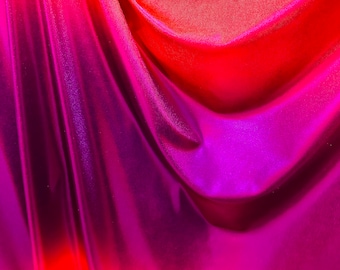 Diseño Ombre de lujo, nylon spandex metalizado con lámina nebulosa, spandex elástico en 4 direcciones y de alta calidad de EthanLASpandex.