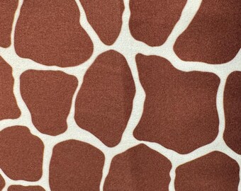 Giraffe design exotic animal print on best quality of heavy nylon spandex 4-way stretch 58/60” Sold by the YD. Ships worldwide from LA CA