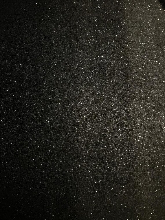 Deluxe Glitter Stretch Velvet Black/black All Over Glitter 4