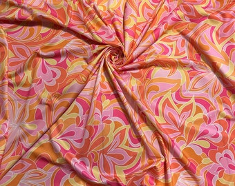 New Charming abstraktes design print auf große Qualität von nylon-spandex 4-Wege-stretch 58/60 ”Verkauft von der YD. Schiffe weltweit von L.A