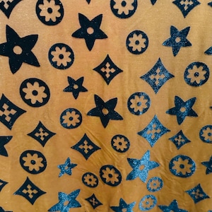 Luxury Burnout stretch velvet geometric design Poly silk  4-way stretch 58/60” High quality fabrics by EthanLASpandex