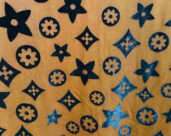 Luxury Burnout stretch velvet geometric design Poly silk  4-way stretch 58/60” High quality fabrics by EthanLASpandex