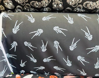 Halloween designs  print on best quality of nylon spandex 4-way stretch 58/60” Sold by the YD. Ships worldwide from Los Angeles California