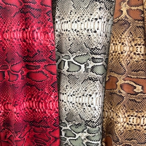 Exotic Snake Skin  design print on best quality of nylon spandex 4-way stretch 58/60” Sold by the YD.