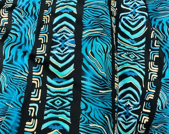 Nieuwe exotische Safari-ontwerpprint op de beste kwaliteit nylon spandex met folie 4-way stretch 58/60 "Verkocht door de YD. Wordt wereldwijd verzonden vanuit L.A