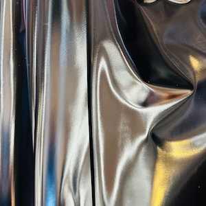 Latex high quality reflective stretch black vinyl super shiny 4-way stretch 58/60”