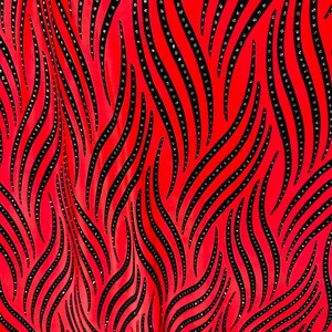 Zebra abstract design best quality of nylon spandex with flocking 4-way stretch spandex 58/60”