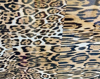 Exotischer Leoparden Design Druck auf tolle Qualität von Power Mesh Nylon Spandex 4-Wege Stretch 58/60 ” Schiffe weltweit von L.A