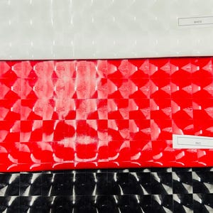 3D Reflective Square Geometric latex super shiny vinyl nylon spandex 4-way stretch 58/60” High quality fabrics by EthanLASpandex