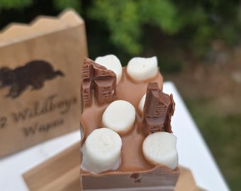 Smore scented Shea Soap Bar | Hydrating, Soft Skin, Smore Scent