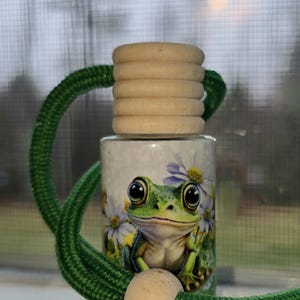 Hanging Car Diffuser- Frogs| Cute Frog| Car Decor| Frog Car Decor| Frog Diffuser