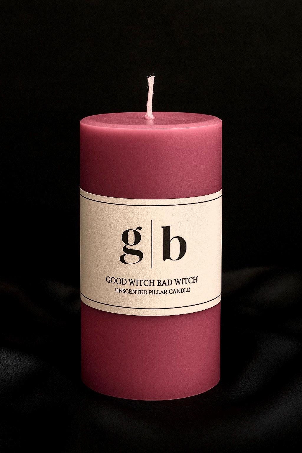 Pink Unscented Pillar Candles, Minimal Decor, Spell Candle - Etsy