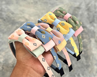 Set of 5 High End Elegant Hairpieces Hairbands Girls and Adults Hair Accessory Ballerina Elegant Formal Hairbands with Cute Bows