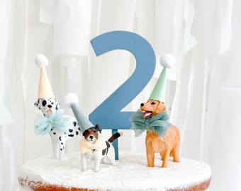 Puppy Cake Topper/Dalmatian Cake Topper/Golden Retriever Cake Topper/Paw-Ty/Dog Party
