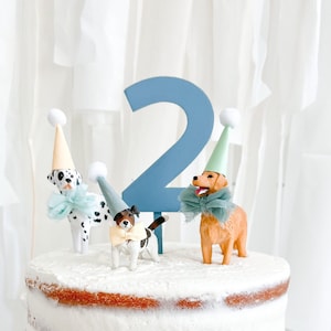 Puppy Cake Topper/Dalmatian Cake Topper/Golden Retriever Cake Topper/Paw-Ty/Dog Party