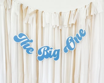 The Big One Banner/Birthday Banner/First Birthday Banner/Fringe Backdrop