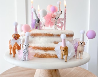 Puppy Cake Topper/Dalmatian Cake Topper/Golden Retriever Cake Topper/Paw-Ty/Dog Party
