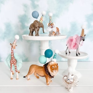 Safari Animal Cake Topper/Giraffe Cake Topper/ Zebra Cake Topper/Safari Party