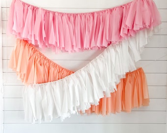 Set of 3 Birthday Party Backdrop Fringe