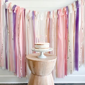 Fairy Party/Fairy First Birthday/Unicorn Party/Princess Party/Backdrop Fringe/Streamers
